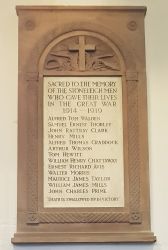 1.WW1 Plaque